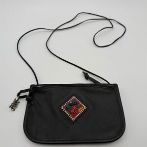 Turtle Ridge‎ Crossbody Purse Womens Small Black Southwestern Aztec Zip Bag